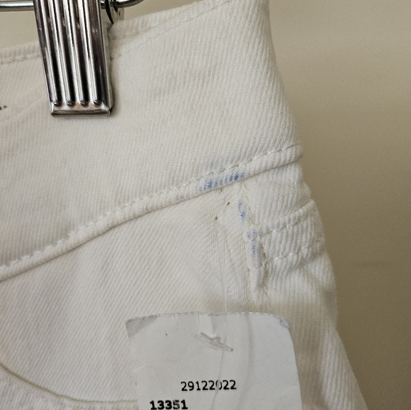 DL 1961 Rileu Boyfriend Strait White Denim Jeans - Picture 7 of 14